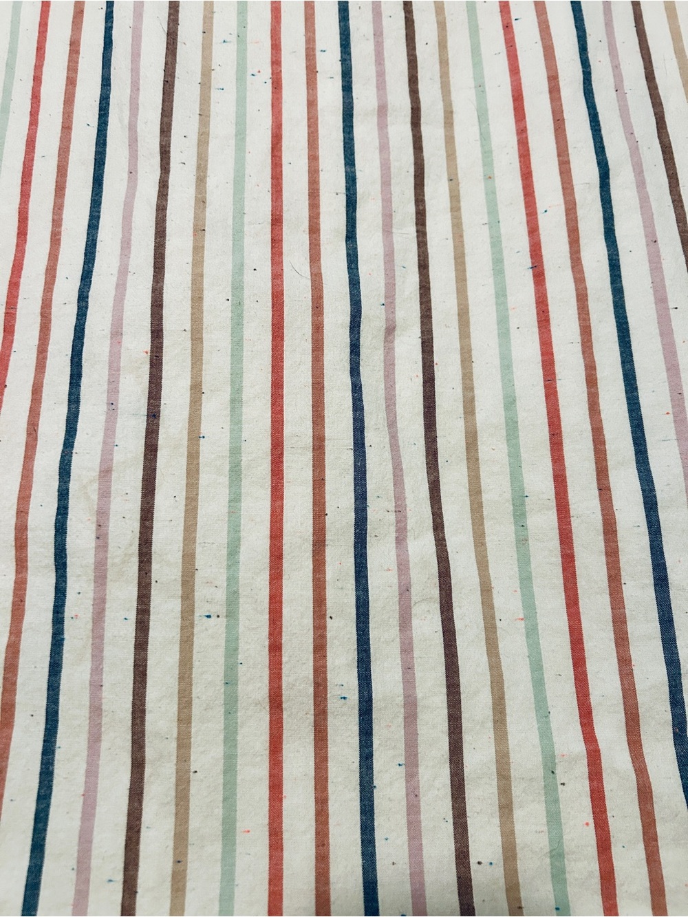 madewell cotton striped midi skirt with buttons - Picture 2 of 4